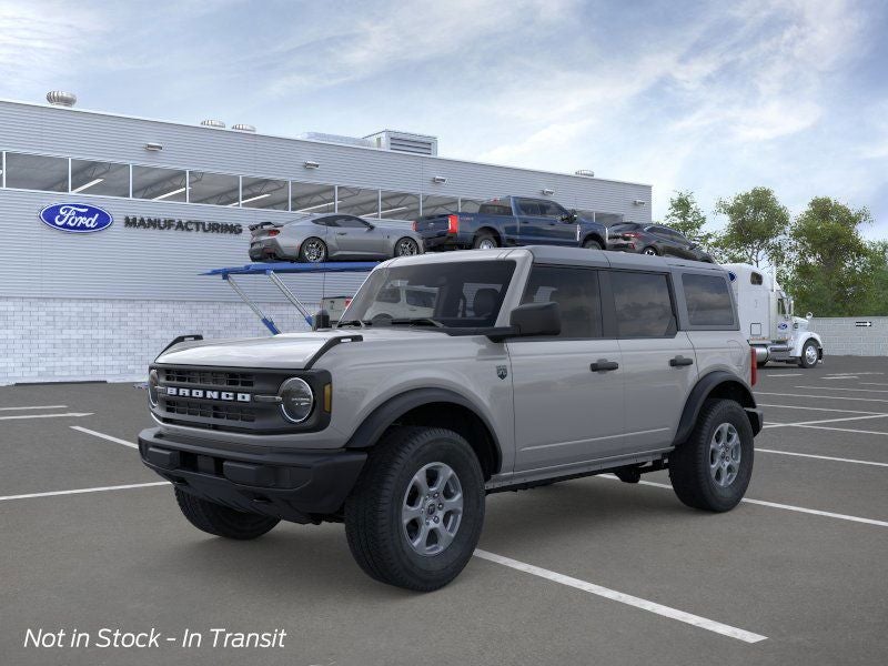 2026 Ford Bronco Big Bend in Avalanche Gray — front three-quarter view