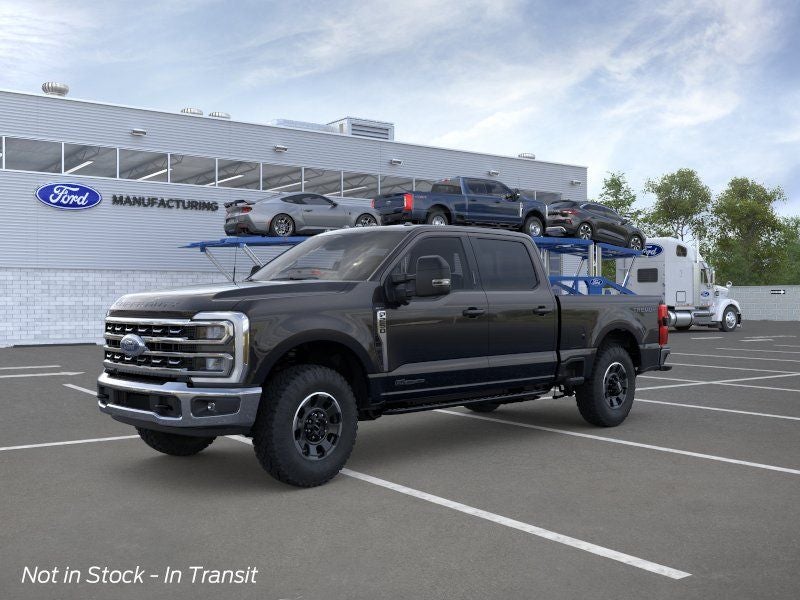 2026 Ford F-250SD Lariat in Agate Black Metallic — front three-quarter view