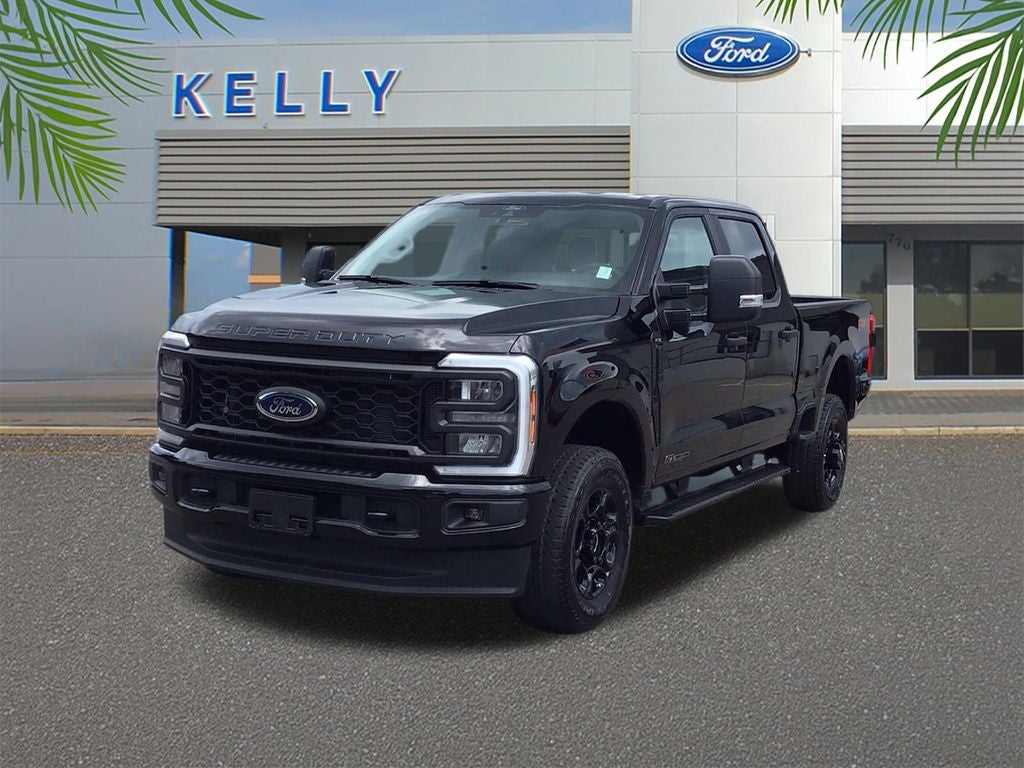 2026 Ford F-250SD XL in Agate Black Metallic — front three-quarter view