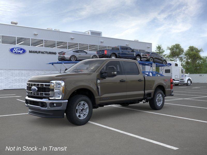 2026 Ford F-250SD XLT in Marsh Gray — front three-quarter view
