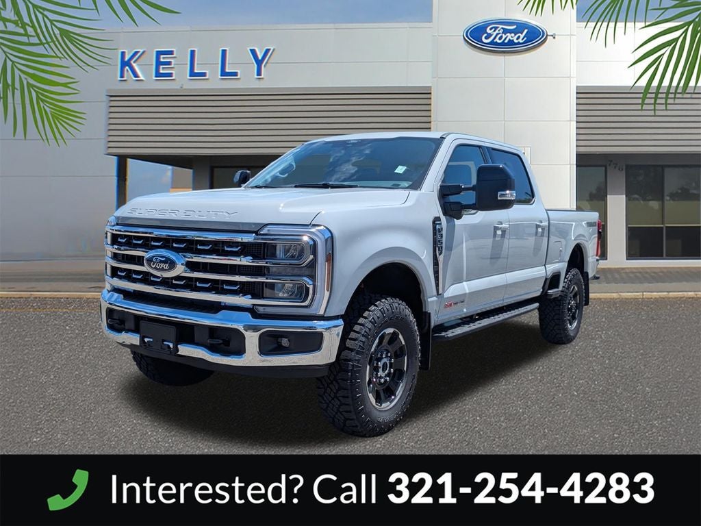2026 Ford F-350SD Lariat in Avalanche — front three-quarter view