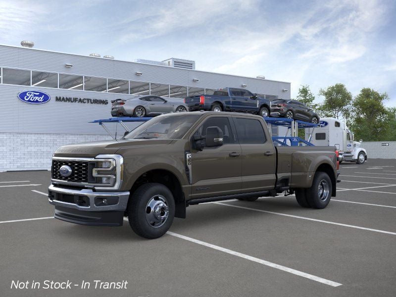 2026 Ford F-350SD Lariat DRW in Gray — front three-quarter view