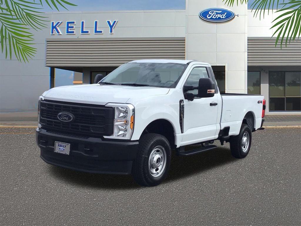 2026 Ford F-250SD XL in Oxford White — front three-quarter view