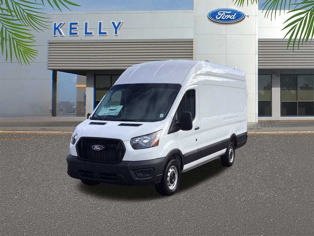 2026 Ford Transit-350 Base in Oxford White — front three-quarter view