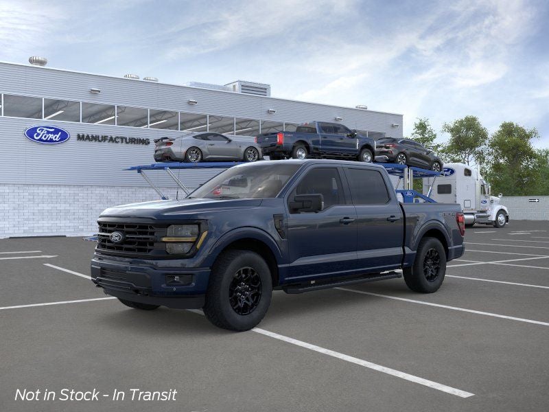2026 Ford F-150 XLT in Blue — front three-quarter view