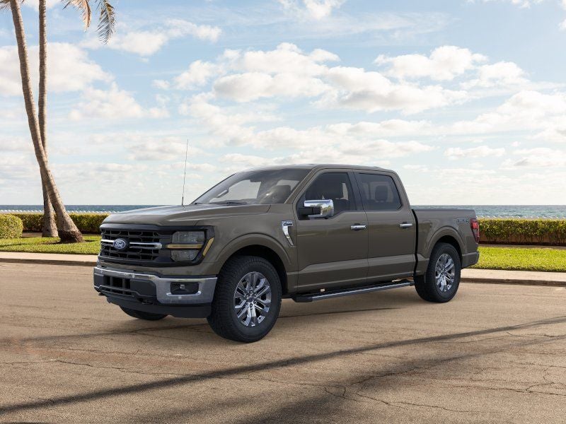 2026 Ford F-150 XLT in Gray — front three-quarter view