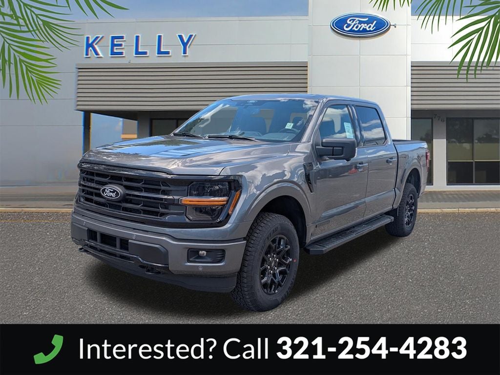 2026 Ford F-150 XLT in Carbonized Gray Metallic — front three-quarter view