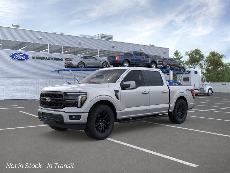 2026 Ford F-150 Lariat in Iconic Silver Metallic — front three-quarter view