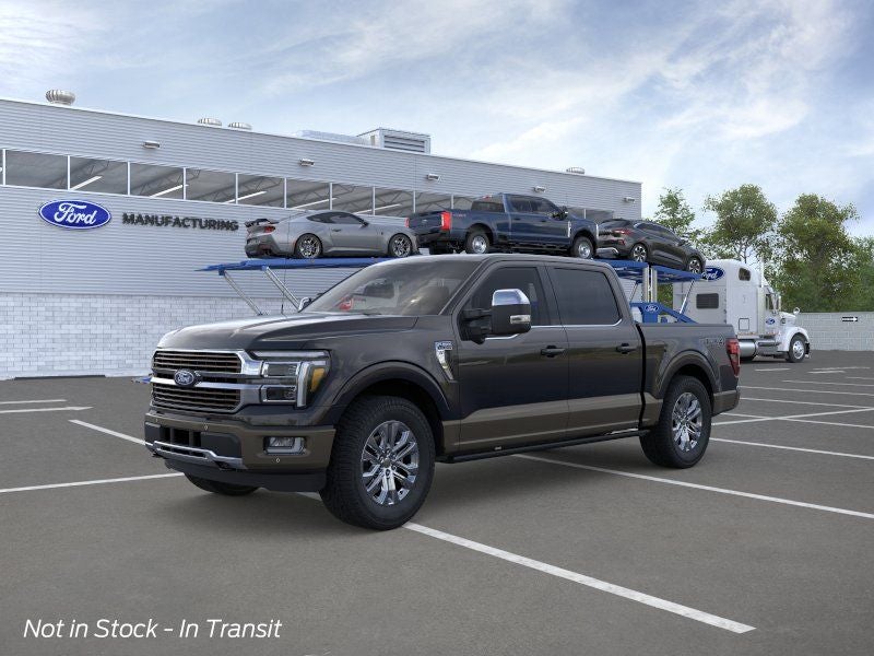 2026 Ford F-150 King Ranch in Black Metallic — front three-quarter view