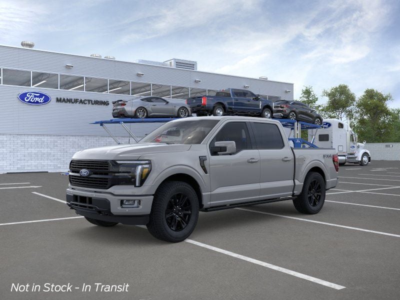 2026 Ford F-150 Platinum in Avalanche — front three-quarter view