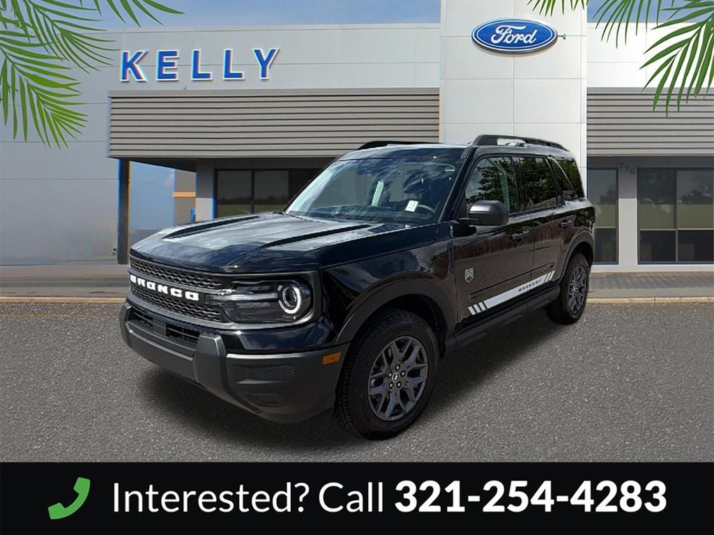 2026 Ford Bronco Sport Big Bend in Shadow Black — front three-quarter view
