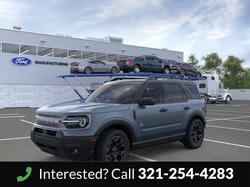 2026 Ford Bronco Sport Outer Banks in Azure / Gray — front three-quarter view