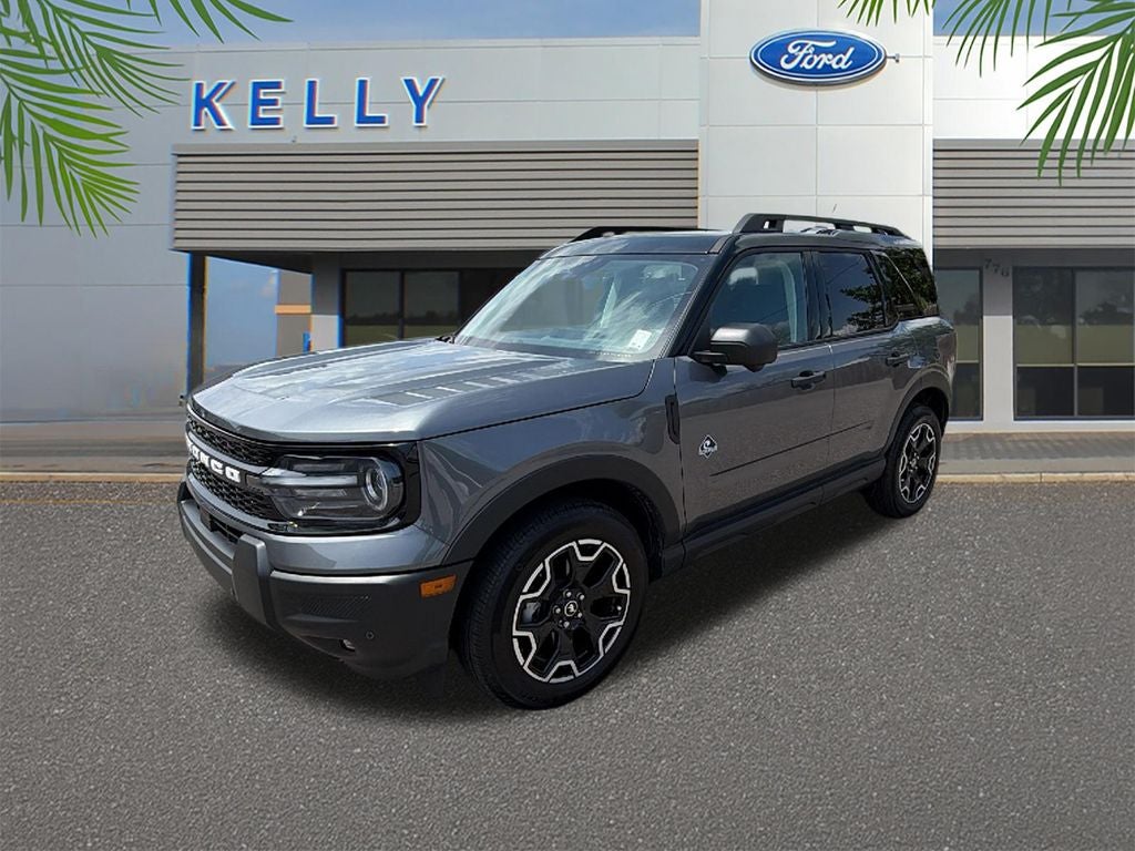 2026 Ford Bronco Sport Outer Banks in Carbonized Gray Metallic — front three-quarter view