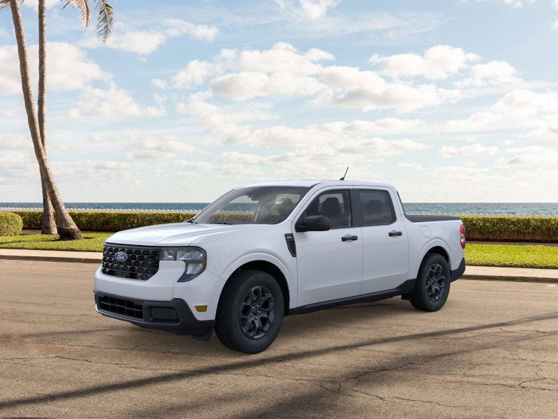 2026 Ford Maverick XLT in Oxford White — front three-quarter view