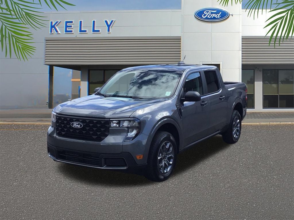 2025 Ford Maverick XLT in Carbonized Gray Metallic — front three-quarter view
