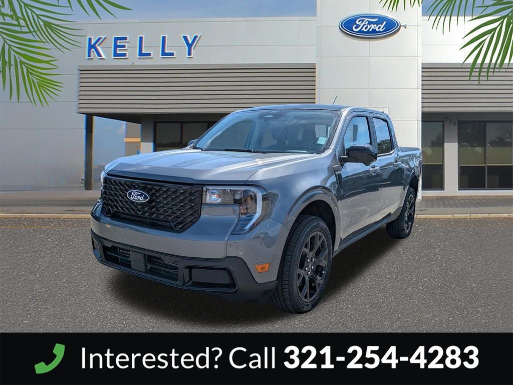 2026 Ford Maverick Lariat in Carbonized Gray Metallic — front three-quarter view