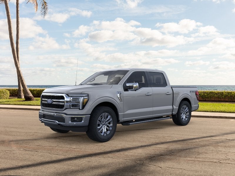 2026 Ford F-150 Lariat in Avalanche — front three-quarter view