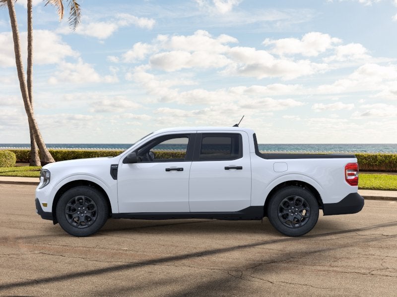 2026 Ford Maverick XLT in Oxford White — front three-quarter view